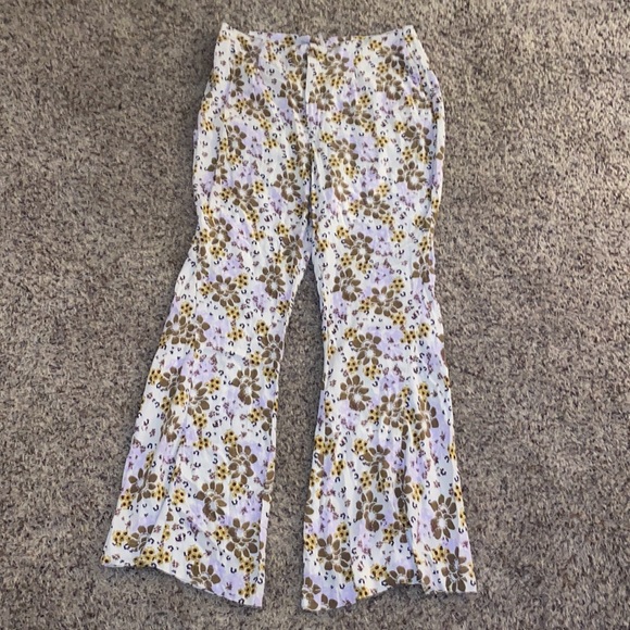 FREE PEOPLE Can't Take My Eyes Off Pant in Tea Combo - Picture 5 of 8